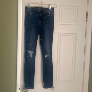 Classic Blue Straight Leg Jeans